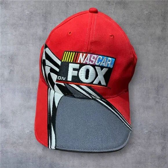 Sports Design Vintage NASCAR On Fox Racing Adjustable Cap Hat Men's OS - Picture 1 of 6
